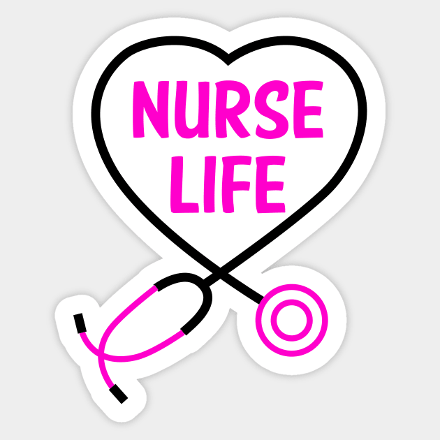 "Nurse Life" Sticker by MasterpieceArt